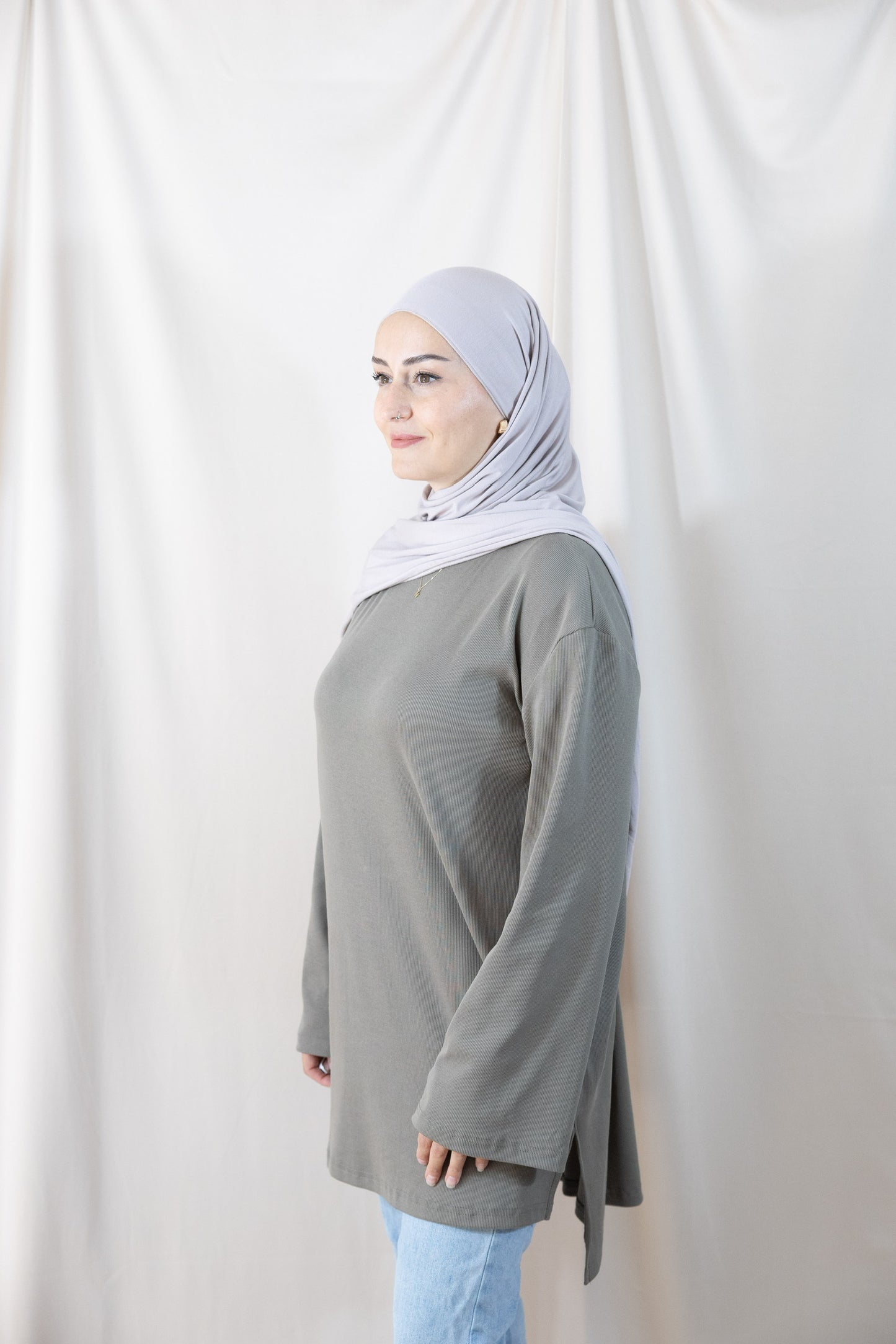Ceren Ribbed top