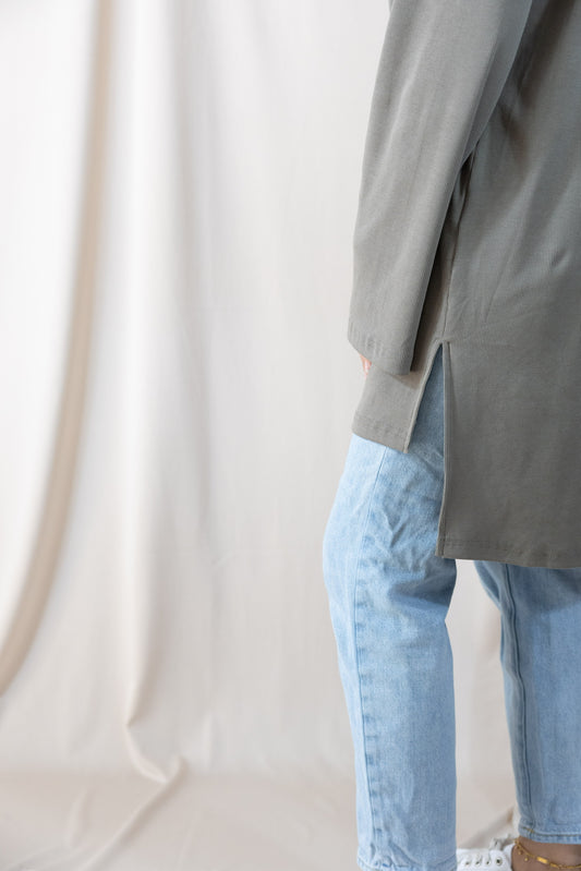 Ceren Ribbed top