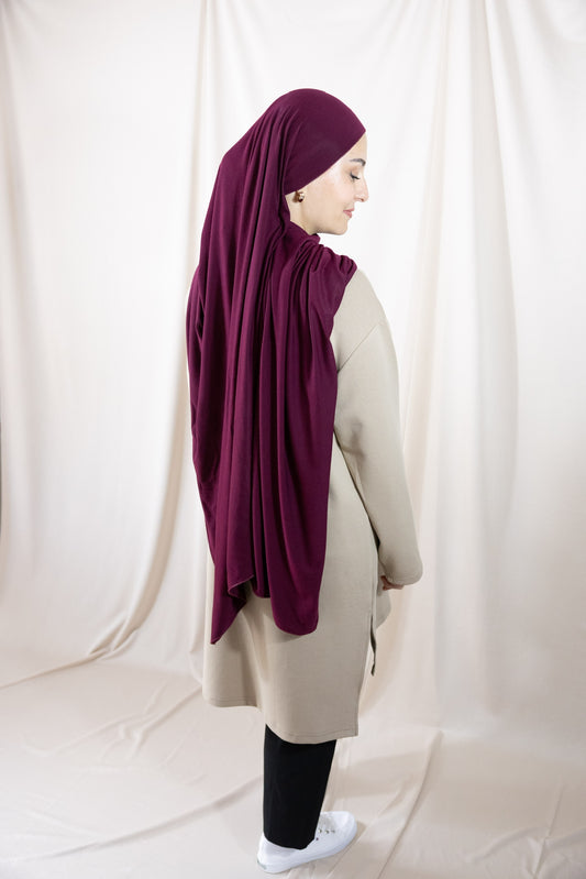 Premium Jersey Hijab with Matching Non-Slip Undercap