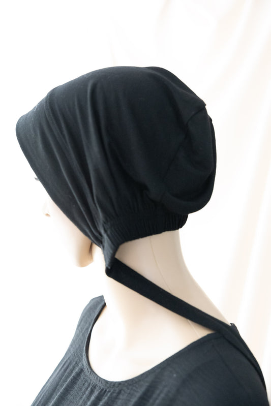 Black Non-Slip Tie Back Undercap